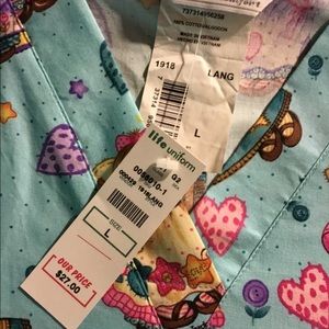 Christmas angel scrub top